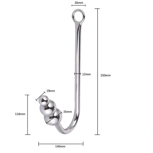 Beaded Anal Collar Hook 5334 Cuffs with Elegant and 0126